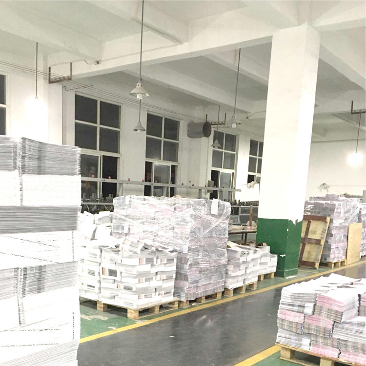 工厂设计创意产品目录宣传广告页彩色异形烫金双胶纸三折页印刷